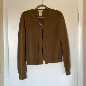 Chloe Brown Wool Women's Cardigan